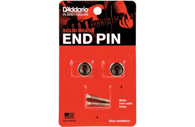 Butoni pentru Curea Daddario Brass End Pins - Chrome