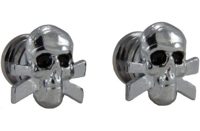 Butoni pentru curea Grover  S 610C - Artist Strap Buttons, Skull - Chrome