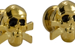 Butoni pentru curea Grover  S 610G - Artist Strap Buttons, Skull - Gold