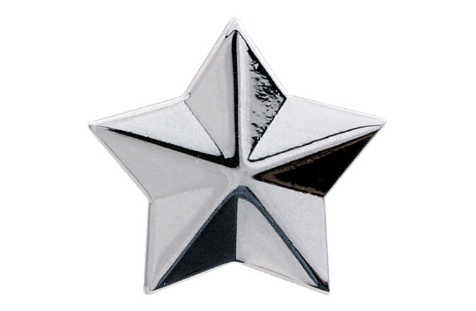 Butoni pentru curea Grover S 630C - Artist Strap Buttons, Star - Chrome