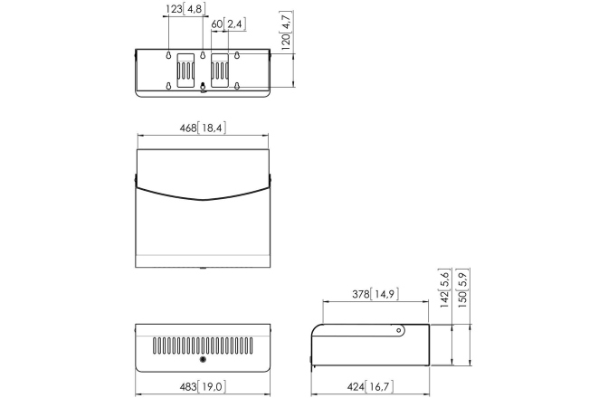 Cabinet cu functie de securitate  Vogels PFA9113, mare
