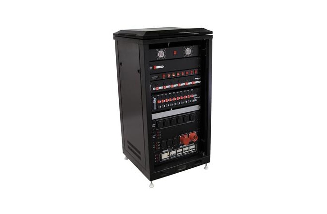 Cabinet industrial de rack Roadinger SRT-19 16U