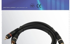 cablu 2xRCA Omnitronic Dual RCA Cable 0.3m