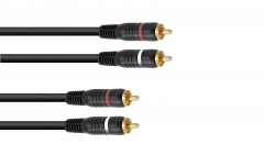 cablu 2xRCA Omnitronic RCA cable 2x2 0.3m