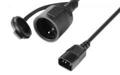 Cablu adaptor Adam Hall Power Adapter CEE7-C14 0.5m