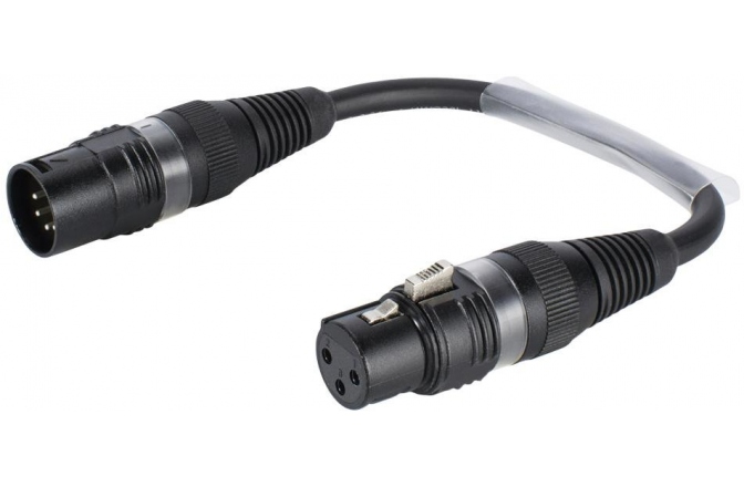 Cablu Adaptor Sommer Adaptercable 3pin XLR(F)/5pin XLR(M)0.15m