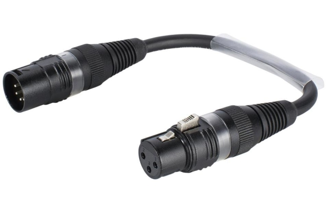 Cablu Adaptor Sommer Cable Adaptercable 3pin XLR(F)/5pin XLR(M)0.15m