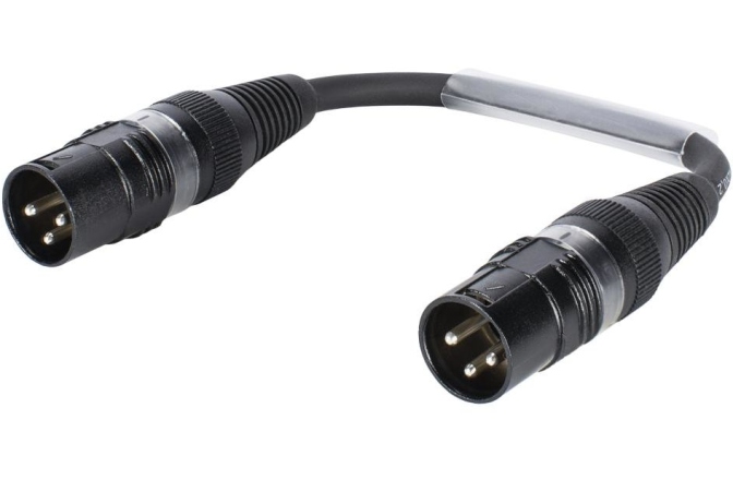 Cablu Adaptor Sommer Cable Adaptercable XLR(M)/XLR(M) 0.15m bk