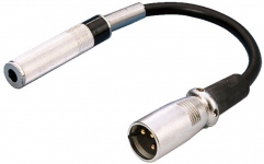 Cablu adaptor XLR tata la jack 6.3 mm TS Monacor MCA-15/2