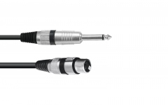 Cablu adaptor XLRf-TS Omnitronic Adaptercable XLR(F)/Jack mono 0.9m bk