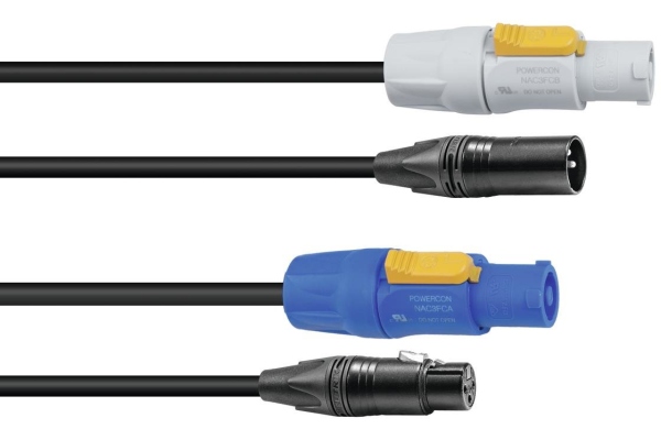 Combi DMX PowerCon/XLR 2.5m Combi DMX PowerCon/XLR 2.5m