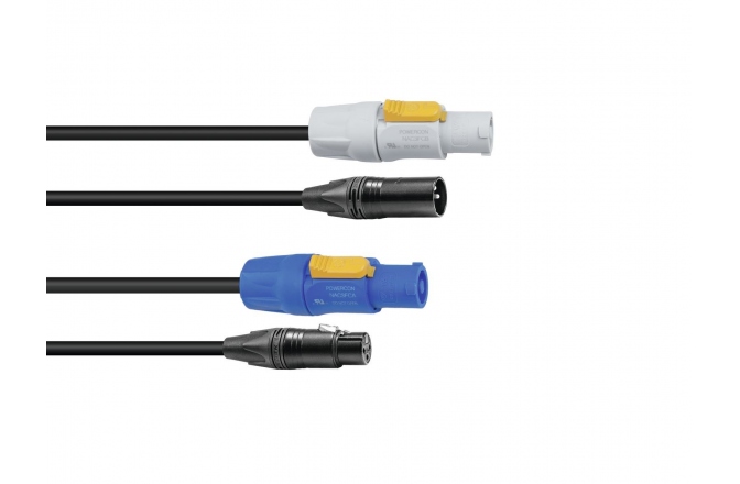 Cablu Alimentare/DMX / Combi Sommer Combi Cable DMX PowerCon/XLR 2.5m
