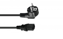 Cablu alimentare Omnitronic IEC Power Cable 3x0.75 0.6m bk