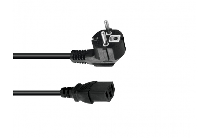Cablu alimentare Omnitronic IEC Power Cable 3x0.75 0.6m bk