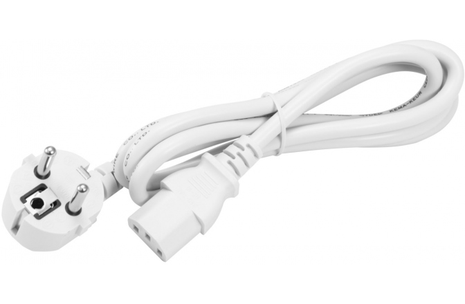 Cablu alimentare Omnitronic IEC Power Cable 3x1.0 1.2m wh