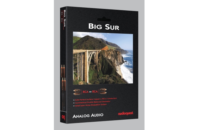 Cablu audio 2RCA - 2RCA  Audioquest Big Sur 2m 2RCA - 2RCA 