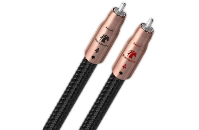 Cablu audio 2RCA - 2RCA   Audioquest Black Beauty 0.75m 2RCA - 2RCA  