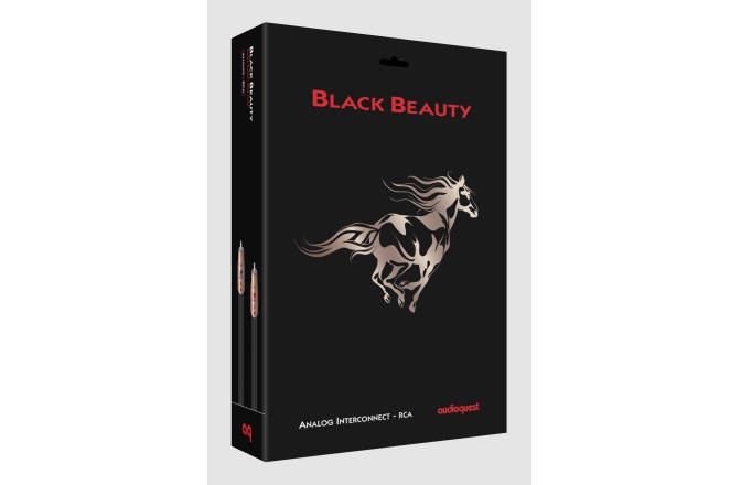Cablu audio 2RCA - 2RCA   Audioquest Black Beauty 1m Level 6 noise Dissipation with Graphene Solid PSC+