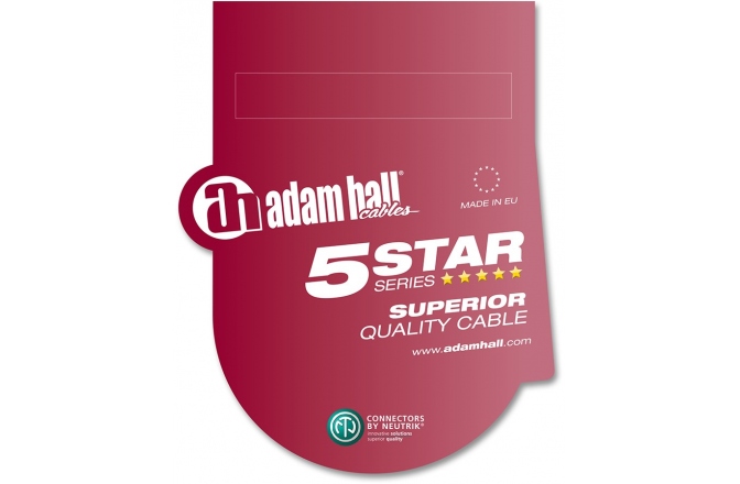 Cablu audio Adam Hall 5Star TRS-TRS 10m