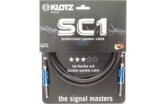 Cablu audio flexibil Klotz 2x 1.5 mm² speaker cable PVC with jack plugs by KLOTZ - 10 m
