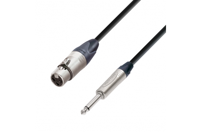 Cablu audio/microfon Adam Hall 5Star Mic XLRf-TS 10m