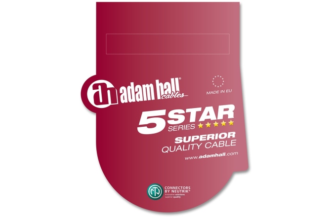 Cablu audio/microfon Adam Hall 5Star XLRf-miniTRS 1.5m Mono