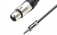 Cablu audio/microfon Adam Hall 5Star XLRf-miniTRS 1.5m Mono