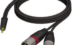 Cablu audio ProCab TRS3.5-2XLRm 1.5m