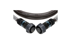 Cablu audio profesional Klotz 8x 4.0 mm² speaker cable eXtreme PVCPA-COM® 8p F/F with ring - 2x transparent - 10 m