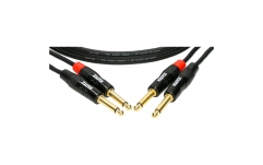 Cablu audio profesional Klotz MiniLink Pro stereo twin cable with gold-plated jack plugs - 1.5m