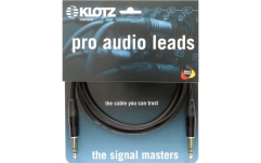 Cablu audio profesional Klotz professional analog audio cable - balancedwith balanced metal jacks by KLOTZ - gold plated - 20 m