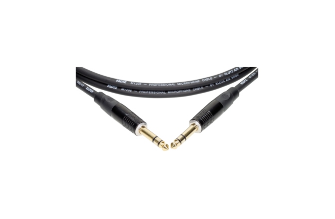 Cablu audio profesional Klotz professional analog audio cable - balancedwith balanced metal jacks by KLOTZ - gold plated - 20 m
