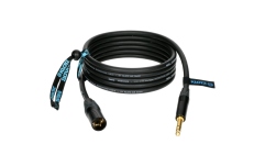 Cablu audio profesional Klotz TITANIUM StarQuad analog audio cable with male XLR by Neutrik® to balanced jack plug - 7.5 m