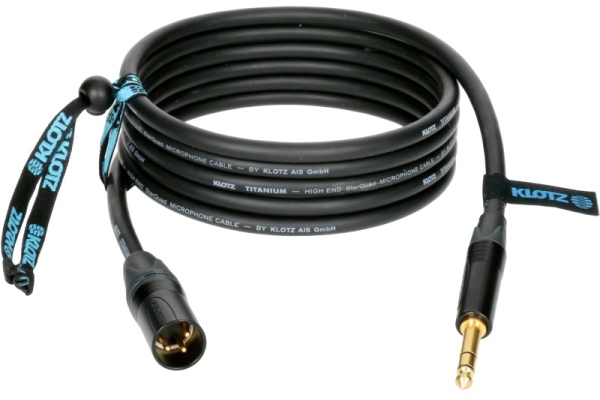 Titanium StarQuad Audio Cable XLRm-TRS - 10m Titanium StarQuad Audio Cable XLRm-TRS - 10m