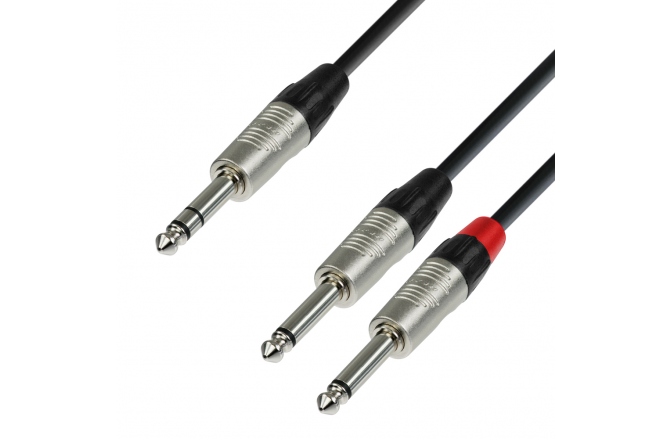 Cablu audio tip Y Adam Hall 4Star Y TRS-2TS 1.5m
