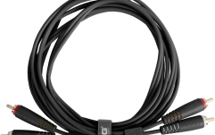 Cablu audio UDG Ultimate Audio Cable Dual RCA - RCA Straight 1.5m - Black