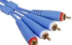 Cablu audio UDG Ultimate Audio Cable Dual RCA - RCA Straight 1.5m - Blue