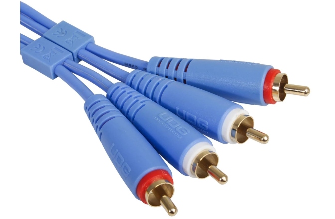 Cablu audio UDG Ultimate Audio Cable Dual RCA - RCA Straight 1.5m - Blue
