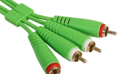 Cablu audio UDG Ultimate Audio Cable Dual RCA - RCA Straight 1.5m - Green
