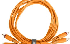 Cablu audio UDG Ultimate Audio Cable Dual RCA - RCA Straight 1.5m - Orange