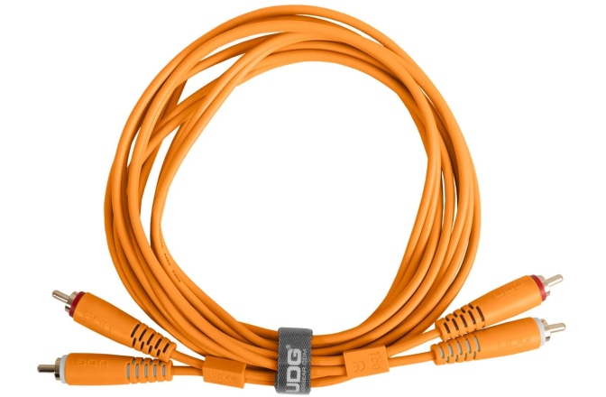 Cablu audio UDG Ultimate Audio Cable Dual RCA - RCA Straight 1.5m - Orange
