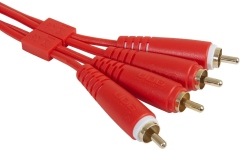 Cablu audio UDG Ultimate Audio Cable Dual RCA - RCA Straight 1.5m - Red