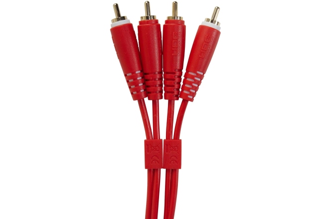 Cablu audio UDG Ultimate Audio Cable Dual RCA - RCA Straight 1.5m - Red