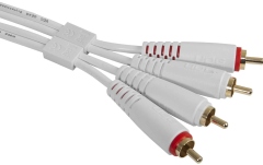 Cablu audio UDG Ultimate Audio Cable Dual RCA - RCA Straight 1.5m - White