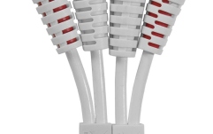 Cablu audio UDG Ultimate Audio Cable Dual RCA - RCA Straight 1.5m - White