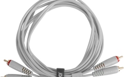 Cablu audio UDG Ultimate Audio Cable Dual RCA - RCA Straight 1.5m - White