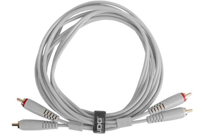 Cablu audio UDG Ultimate Audio Cable Dual RCA - RCA Straight 1.5m - White