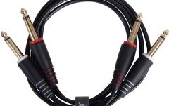 Cablu audio UDG Ultimate Audio Cable Set Dual TS-TS 1.5m - Black