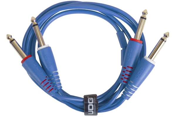 Ultimate Audio Cable Set Dual TS-TS 1.5m - Blue Ultimate Audio Cable Set Dual TS-TS 1.5m - Blue