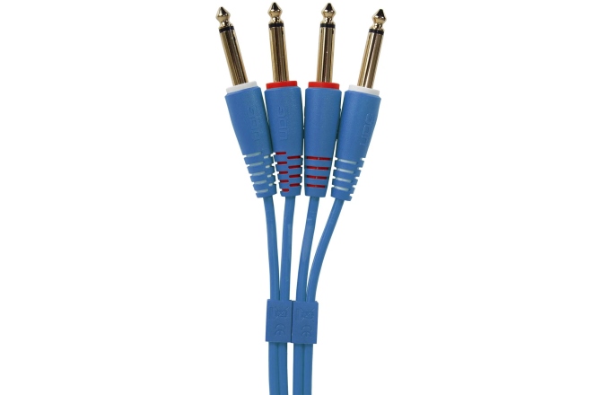 Cablu audio UDG Ultimate Audio Cable Set Dual TS-TS 1.5m - Blue